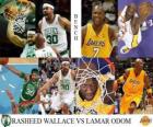 NBA Finalleri 2009-10, Tezgah, Rasheed Wallace (Celtics)) Lamar Odom (Lakers vs